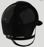 Шолом Cromo 2.0 Polo Polish Black +Python Matt+Crystals від KEP - Зображення 2