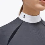 Поло турнірне жіноче з довгим рукавом Tech Piquet Jersy від Cavalleria Toscana - Зображення 2