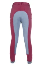 Бриджі дитячі для дівчинки з повною замшевою леєю Alos Contrast від HKM - Зображення 3