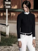 Сорочка турнірна жіноча з довгим рукавом Embossed від Cavalleria Toscana