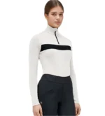 Гольф жіночий Tech Wool Half Zip Mock Turtleneck від Cavalleria Toscana - Зображення 3