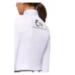 Поло турнірне для дівчинки з довгим рукавом Piquet від Cavalleria Toscana - Зображення 3