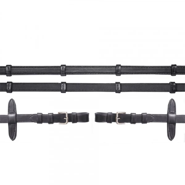 945466243b8911e91e9552cf004901ce_a34eb046a79e11ed8a5352cf00ebc482 Повіддя шкіряні прорезинені Bridle від Schockemohle - Зображення 1