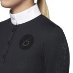 Поло турнірне для дівчинки з довгим рукавом Multi-Logo від Cavalleria Toscana - Зображення 3