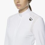 Сорочка турнірна жіноча з довгим рукавом R-Evo Perforated від Cavalleria Toscana - Зображення 2