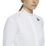 Сорочка турнірна жіноча з довгим рукавом R-Evo Perforated від Cavalleria Toscana - Зображення 3