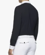 Поло турнірне чоловіче з довгим рукавом Bi-color від Cavalleria Toscana - Зображення 2