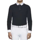 Поло турнірне чоловіче з довгим рукавом Bi-color від Cavalleria Toscana - Зображення 3