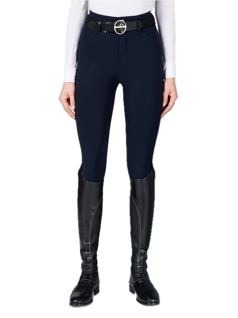 dc9788e52b5411f09fab000c290f8e81_ec57b3852c1b11f09fab000c290f8e81 Бриджі жіночі з колінною силіконовою леєю Molveno від Vestrum - Зображення 1